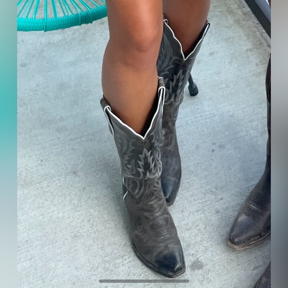 Azulado Annie Snip Toe Anthracite - Picture 7 of 7